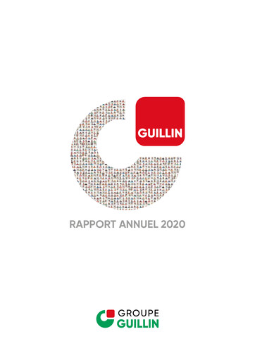 Thumbnail Groupe Guillin Annual Report 2020