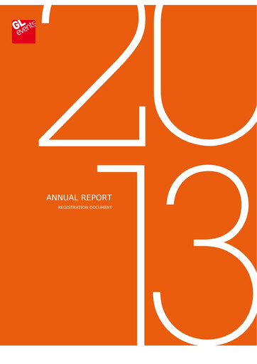 Vorschaubild GL Events SA Jahresbericht 2013