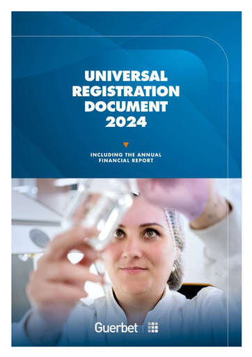 Miniature Guerbet Document d'enregistrement universel 2024