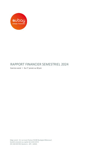 Thumbnail Aubay Half-year Report 2024-h1