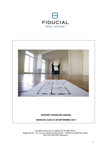 Thumbnail Fiducial Real Estate Annual Report 2017