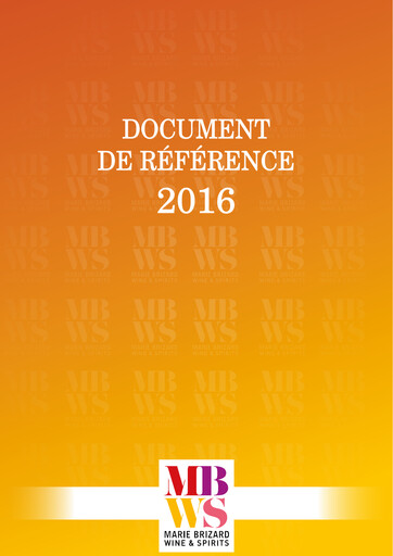Thumbnail Marie Brizard Wine & Spirits Annual Report 2016