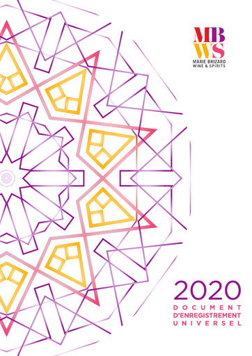 Thumbnail Marie Brizard Wine & Spirits Universal Registration Document 2020