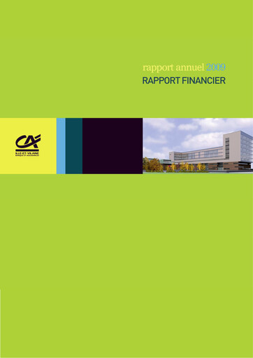 Vorschaubild Caisse régionale de Crédit Agricole Mutuel d'Ille-et-Vilaine Finanzbericht 2009