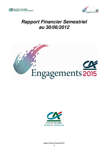Vorschaubild Caisse régionale de Crédit Agricole Mutuel d'Ille-et-Vilaine Halbjahresbericht 2012-h1