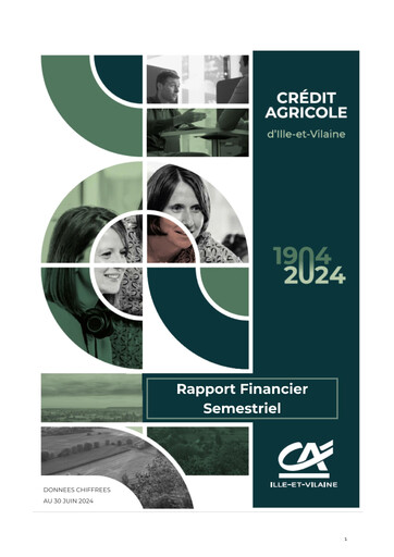 Vorschaubild Caisse régionale de Crédit Agricole Mutuel d'Ille-et-Vilaine Halbjahresbericht 2024-h1