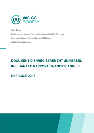 Thumbnail Waga Energy Universal Registration Document 2025