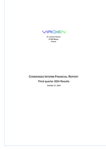 Thumbnail Viridien Quarterly Report 2024-q3
