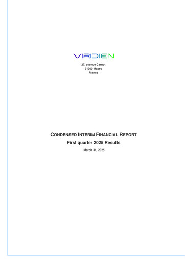 Thumbnail Viridien Quarterly Report 2025-q1
