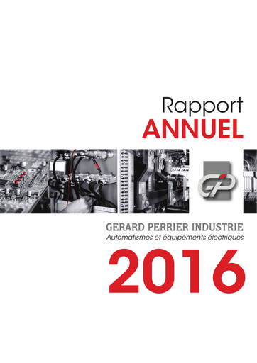 Thumbnail Gérard Perrier Industrie S.A. Annual Report 2016