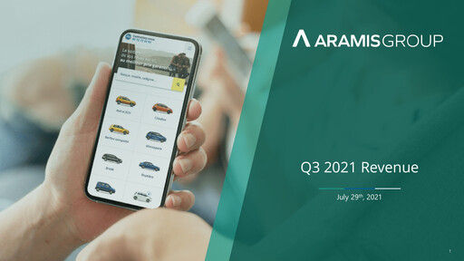 Miniature Aramis Group Rapport trimestriel 2021-q3