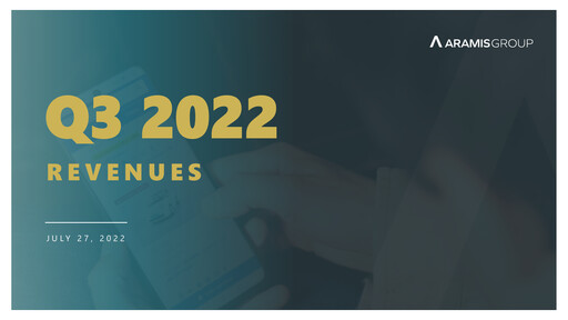 Miniature Aramis Group Rapport trimestriel 2022-q3