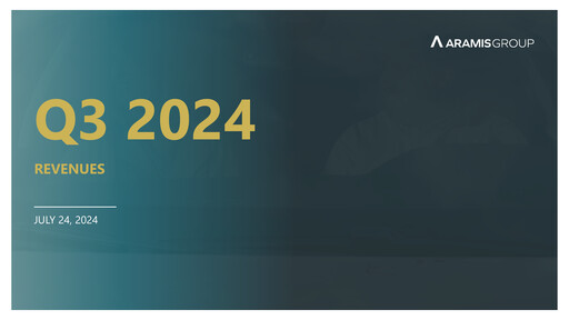 Miniature Aramis Group Rapport trimestriel 2024-q3