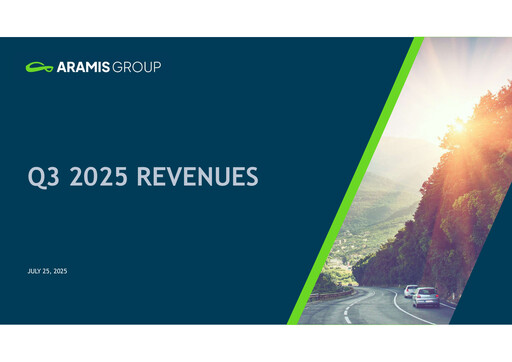 Miniature Aramis Group Rapport trimestriel 2025-q3