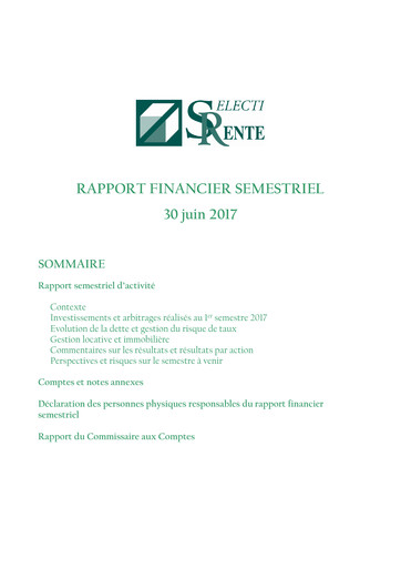 Vorschaubild Selectirente Halbjahresbericht 2017-h1