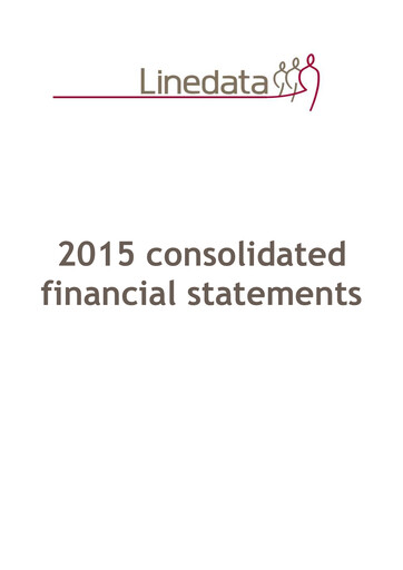 Thumbnail Linedata Services Financial Statement 2015