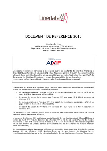 Thumbnail Linedata Services Universal Registration Document 2015