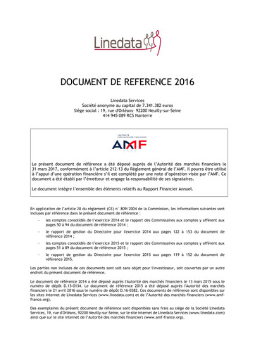Thumbnail Linedata Services Universal Registration Document 2016