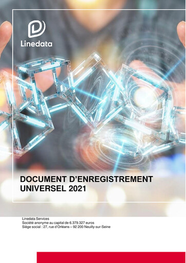 Thumbnail Linedata Services Universal Registration Document 2021