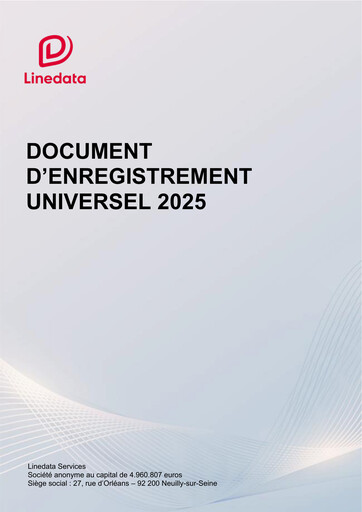 Thumbnail Linedata Services Universal Registration Document 2025