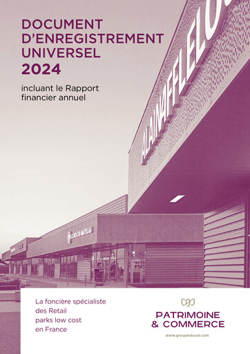 Thumbnail Patrimoine et Commerce SA Universal Registration Document 2024