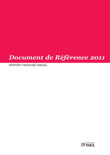 Vorschaubild Fonciere Inea Universelles Registrierungsdokument 2011