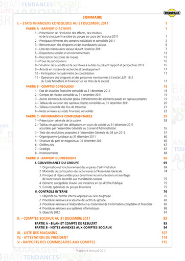 Thumbnail Bourrelier Group Annual Report 2011
