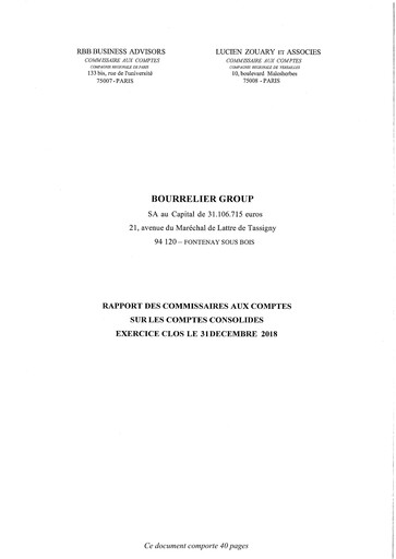 Thumbnail Bourrelier Group Financial Statement 2018