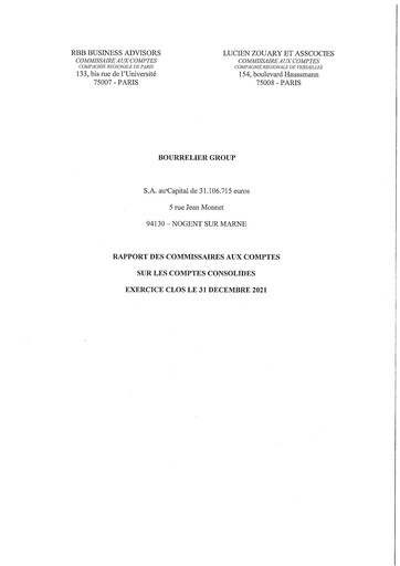 Thumbnail Bourrelier Group Financial Statement 2021