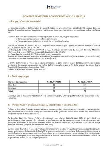 Thumbnail Bourrelier Group Half-year Report 2019-h1
