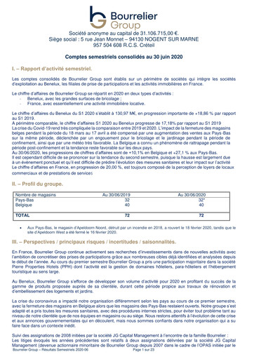 Thumbnail Bourrelier Group Half-year Report 2020-h1