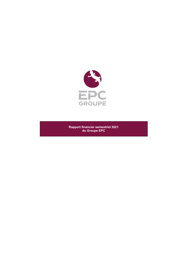 Thumbnail EPC Groupe Half-year Report 2021-h1