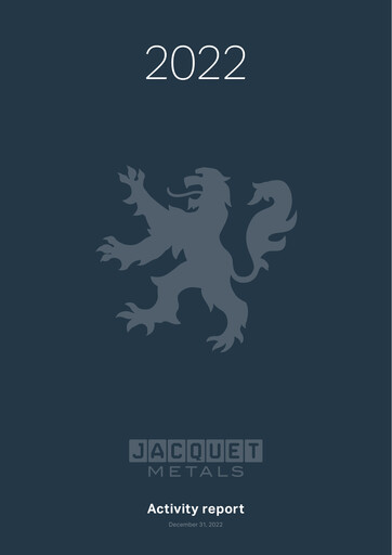 Thumbnail Jacquet Metals Annual Report 2022