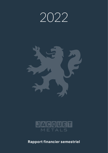 Thumbnail Jacquet Metals Half-year Report 2022