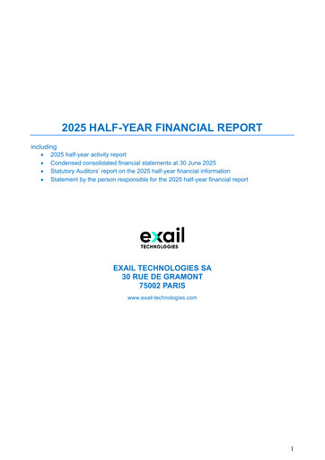 Thumbnail Exail Technologies Half-year Report 2025-h1