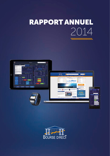 Thumbnail Bourse Direct Annual Report 2014