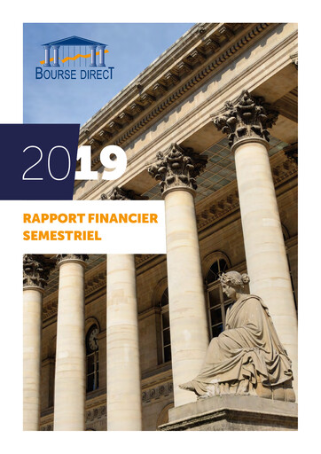 Thumbnail Bourse Direct Half-year Report 2019-h1