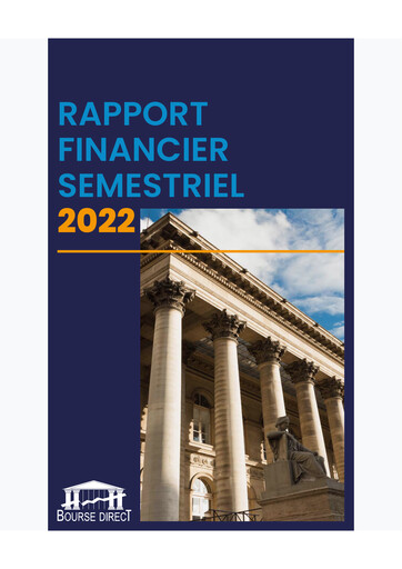 Thumbnail Bourse Direct Half-year Report 2022-h1