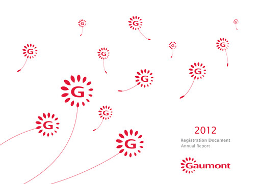 Vorschaubild Gaumont SA Universelles Registrierungsdokument 2012