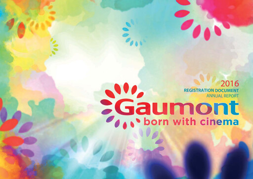 Vorschaubild Gaumont SA Universelles Registrierungsdokument 2016