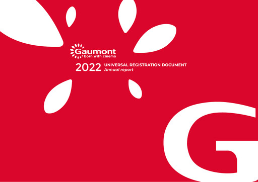 Vorschaubild Gaumont SA Universelles Registrierungsdokument 2022