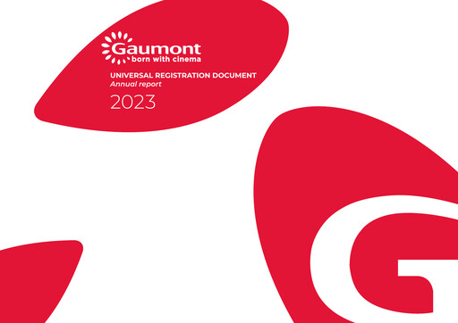 Vorschaubild Gaumont SA Universelles Registrierungsdokument 2023
