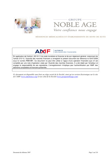 Thumbnail LNA Santé Universal Registration Document 2007