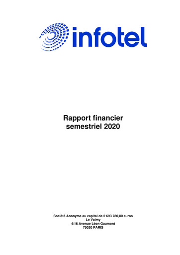 Thumbnail Infotel SA Half-year Report 2020-h1