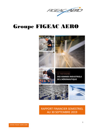 Thumbnail Figeac Aero Half-year Report 2019-h1