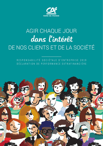 Miniature Caisse Régionale de Crédit Agricole Mutuel Nord de France Rapport ESG 2019