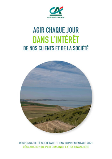 Miniature Caisse Régionale de Crédit Agricole Mutuel Nord de France Rapport ESG 2021