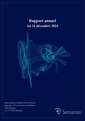 Thumbnail Sensorion Annual Report 2024