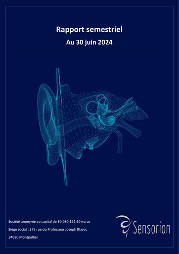 Thumbnail Sensorion Half-year Report 2024-h1