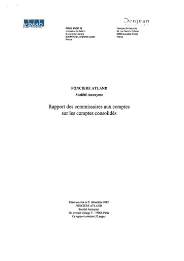 Thumbnail Atland SAS Financial Statement 2012